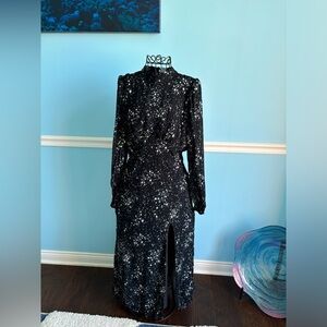 Galaxy Print Forever 21 Long Dress